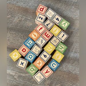 Uncle Goose lowercase ABC blocks